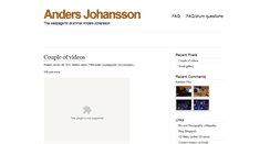 Desktop Screenshot of andersjohansson.org